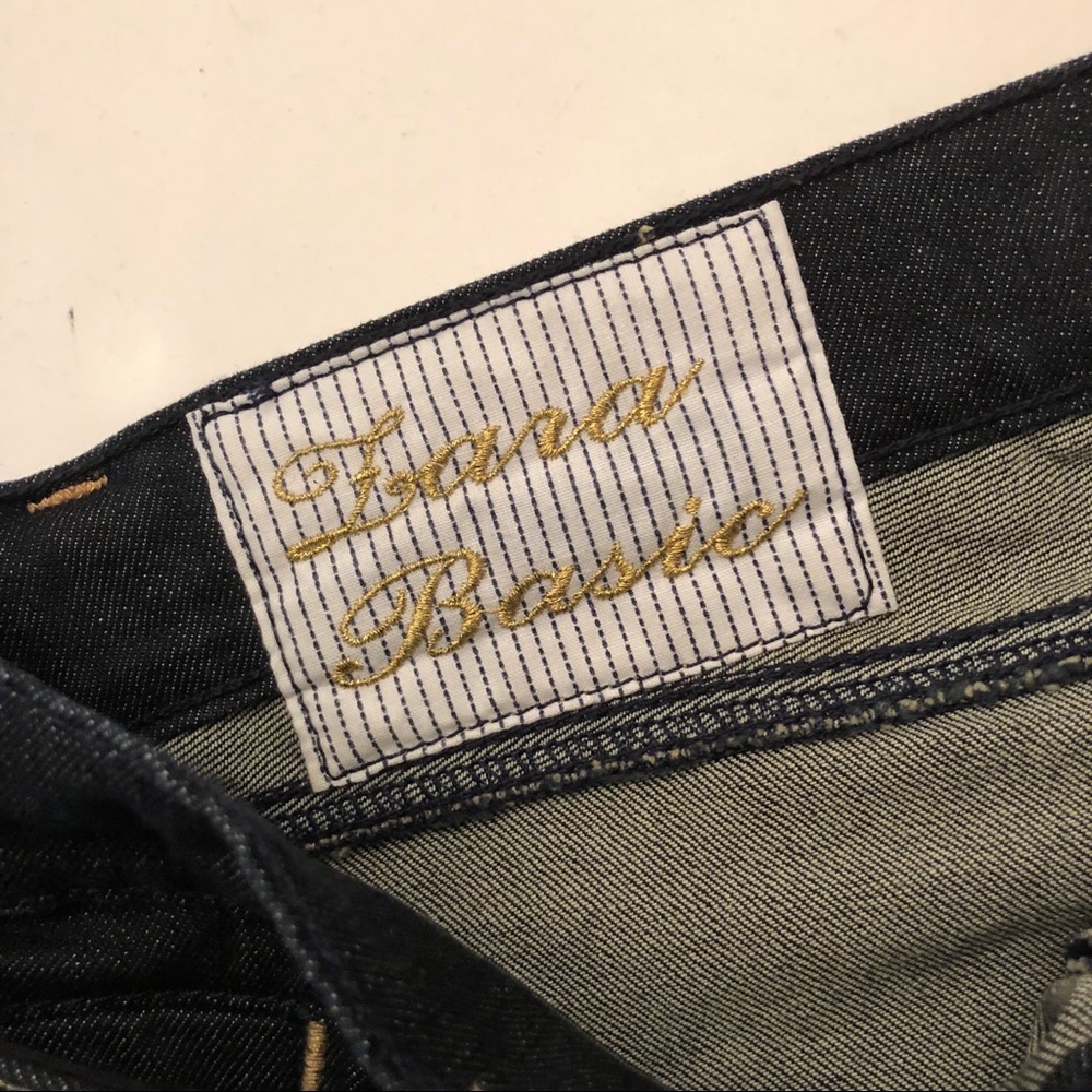 ⭐️🆕[Zara] Dark Denim Pencil skirt Gold Belt - Picture 5 of 5